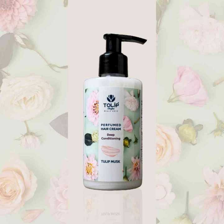 Safe perfuming hair cream